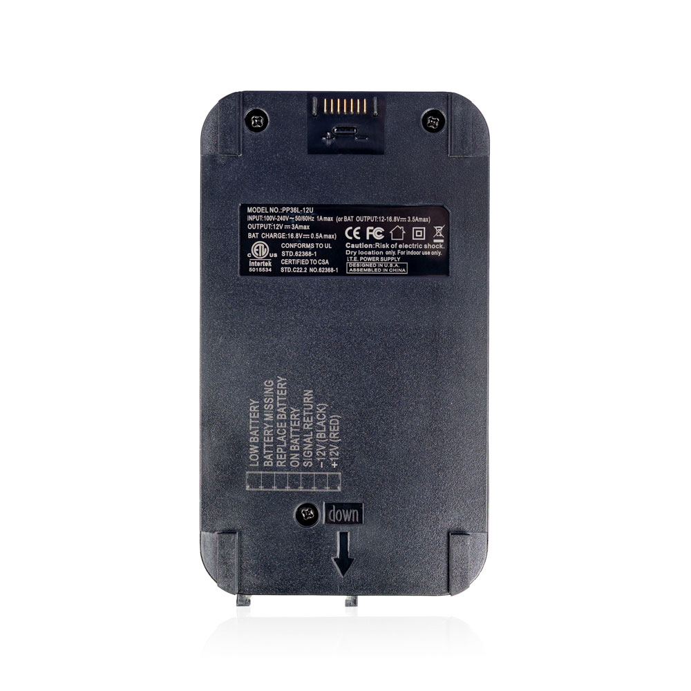 Li-36 Micro UPS, 12V 36W, Indoor back