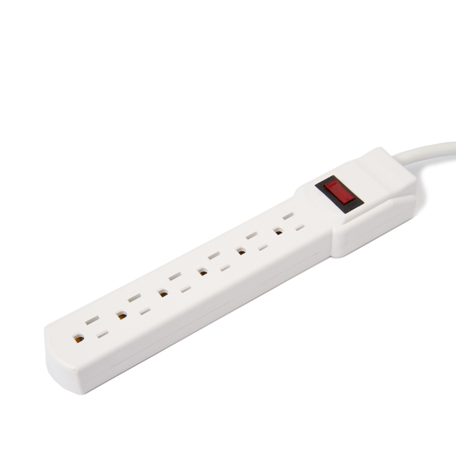 Complement Home Installations and Recover Additional Power Outlets with the Precision Power 6-Outlet Power Strip