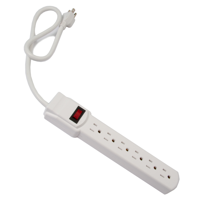 Precision Power | FTTx Power | 6 Outlet Power Strip, Indoor (PP6P16-PS-3)