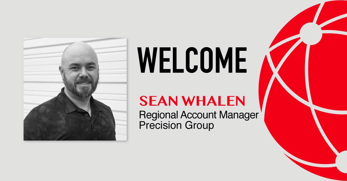 Welcome Sean Whalen, Regional Account Manager – Southeast