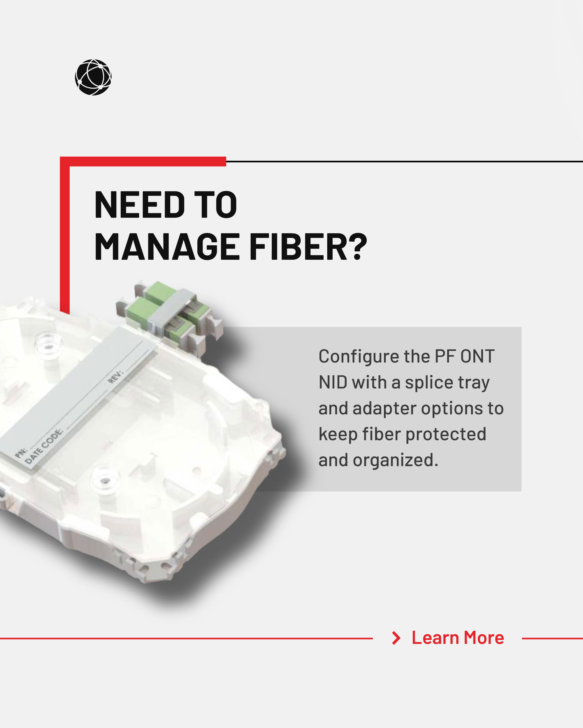 Need to manage fiber?