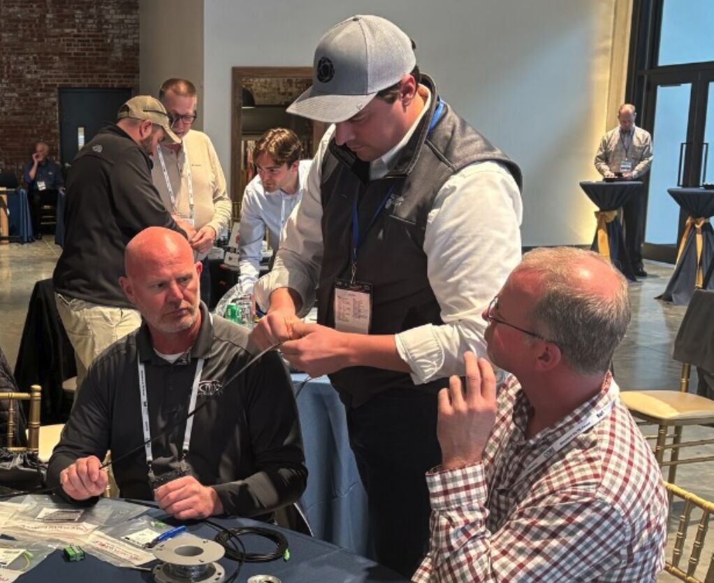 Joe Ascheman training in the field