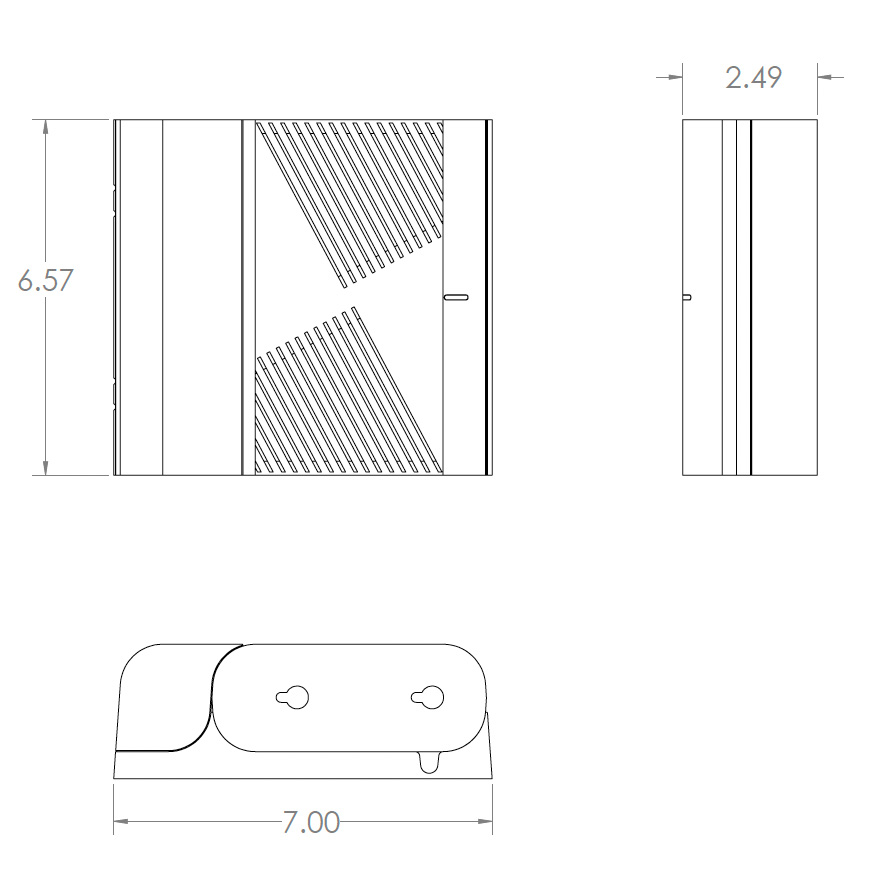 ONT Plate Dimensions