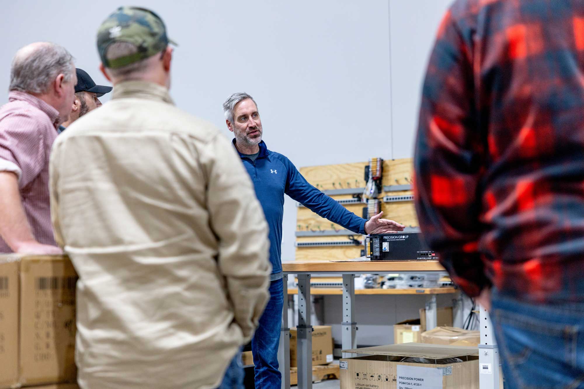 Drew Meeting with partners