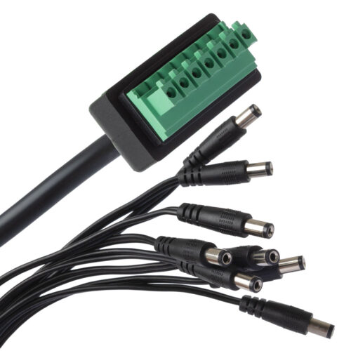 Micro UPS to Barrel Octopus Cable Assembly