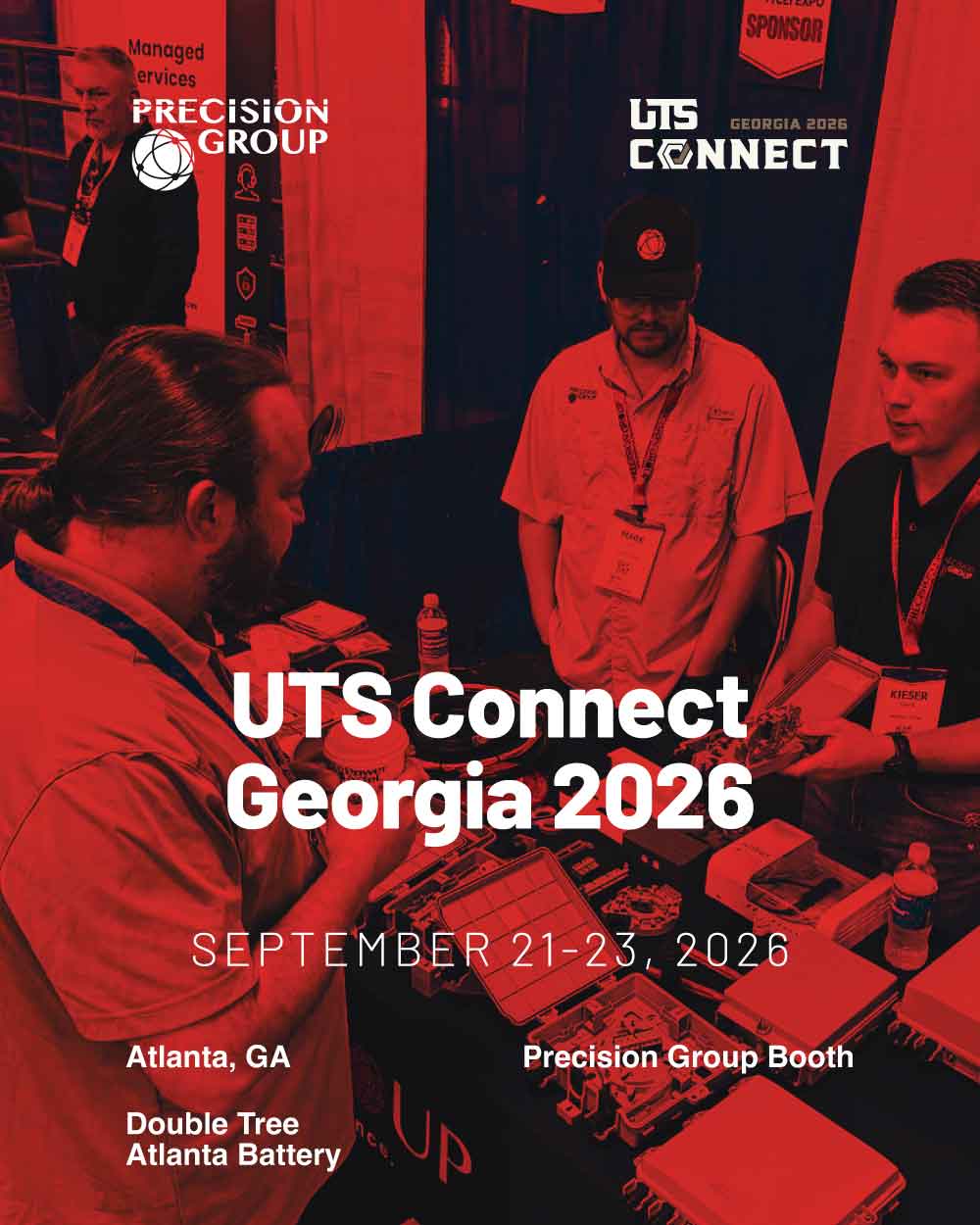 Precision Group at the UTS Connect on September 21 to the 23.